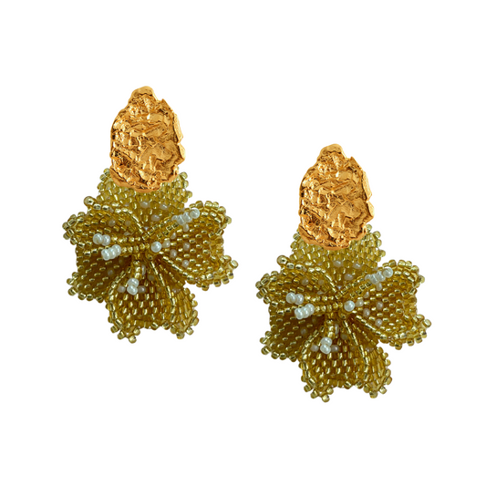 Blooming Earrings Gold (Gold)