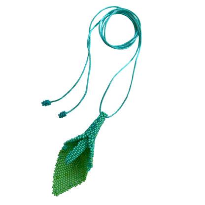Cartucho Long Necklace Aqua