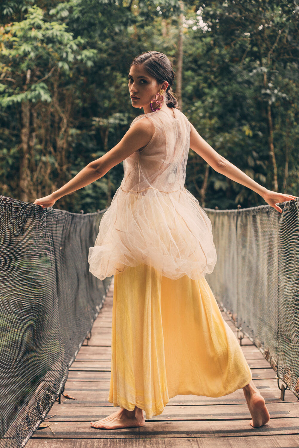 Green Love Earrings - JETLAGMODE