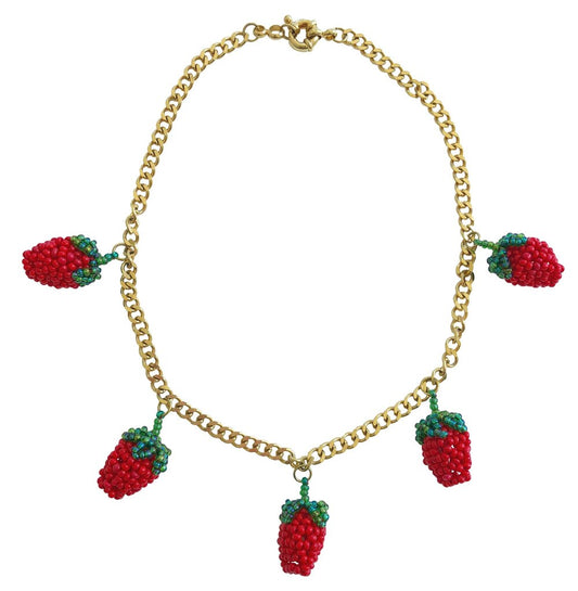 Strawberry Mini Necklace - JETLAGMODE