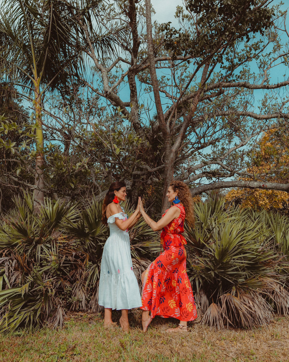 Red Florentine Earrings - JETLAGMODE