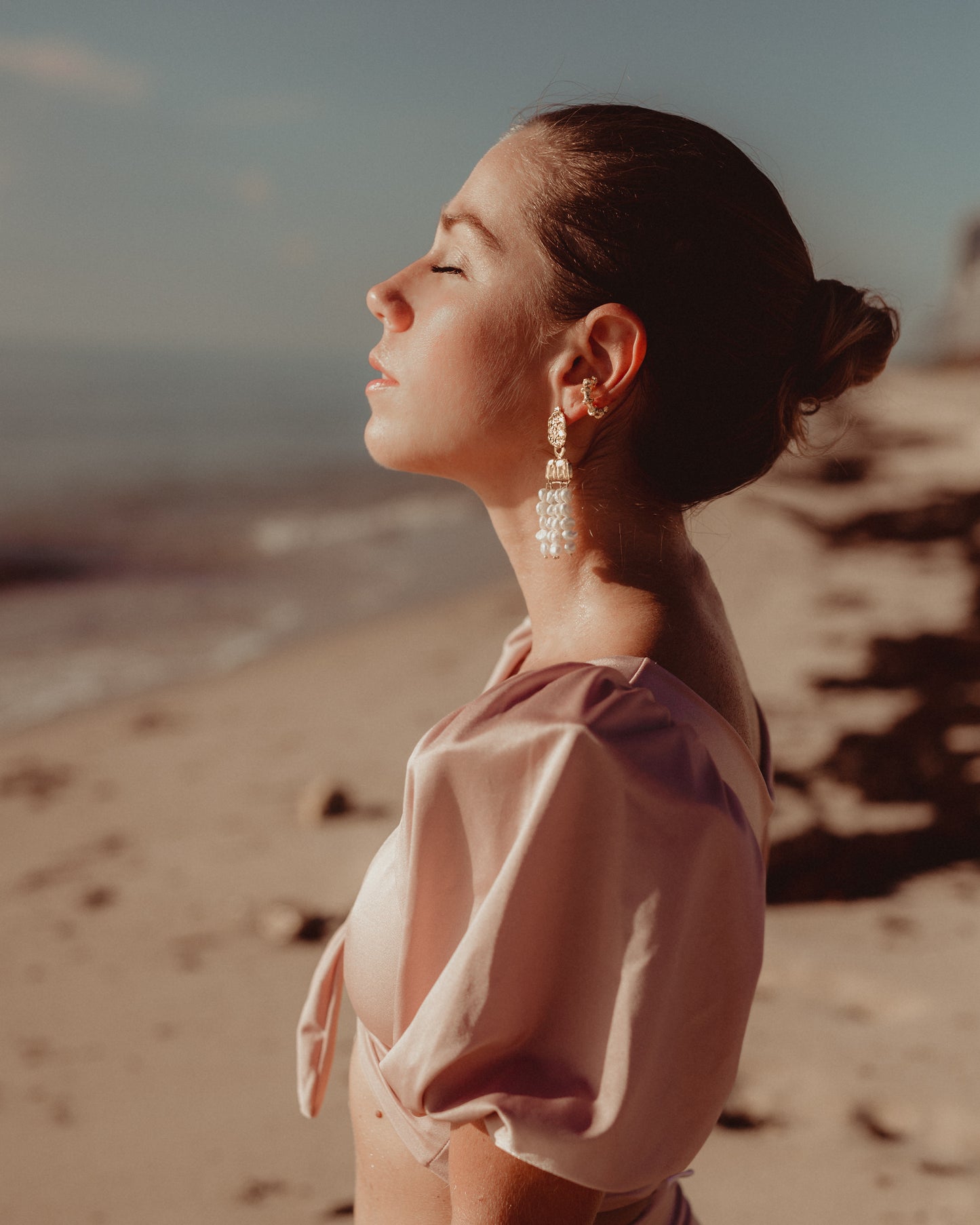 Pearl Waterfall Earrings - JETLAGMODE