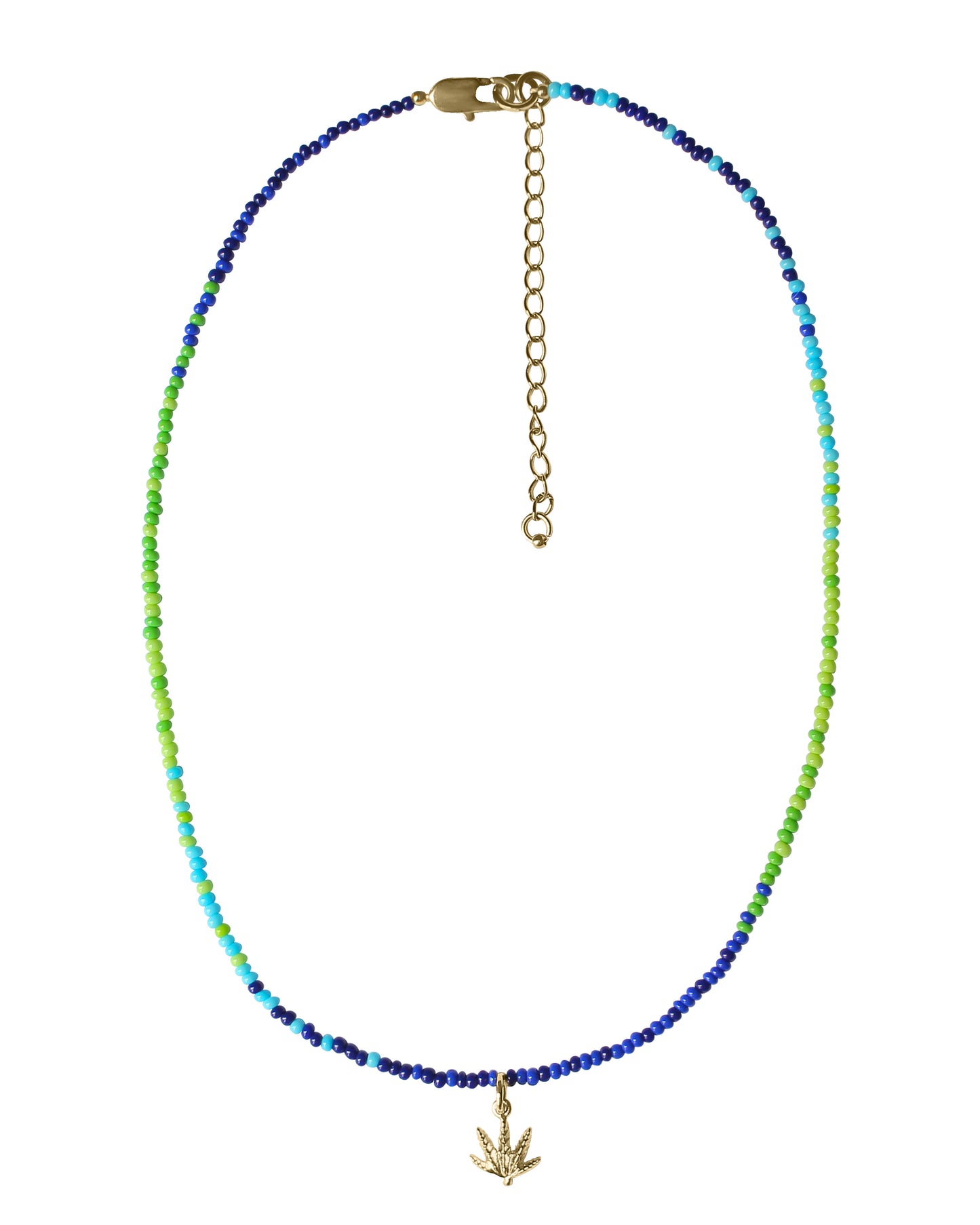 Weed Charm Mini Necklace - JETLAGMODE