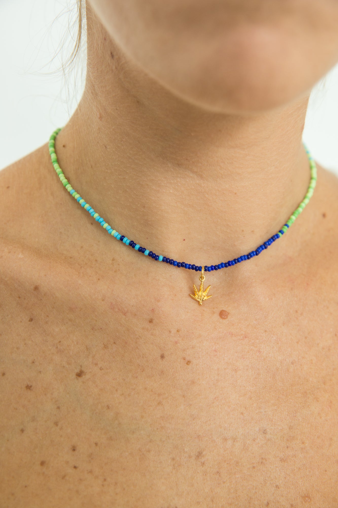 Weed Charm Mini Necklace - JETLAGMODE