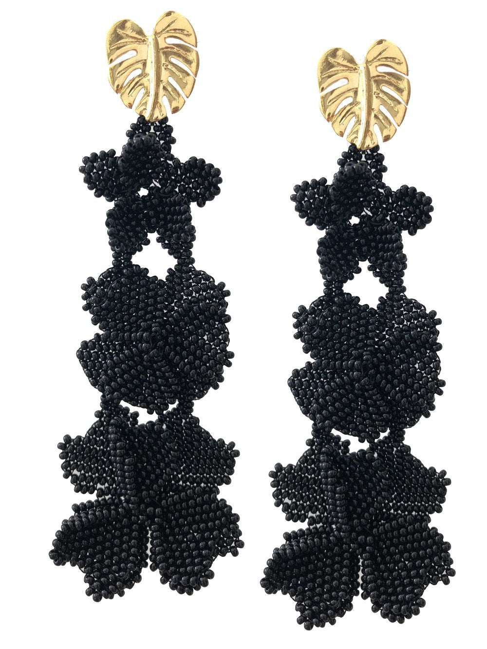 Black Garden Earrings - JETLAGMODE