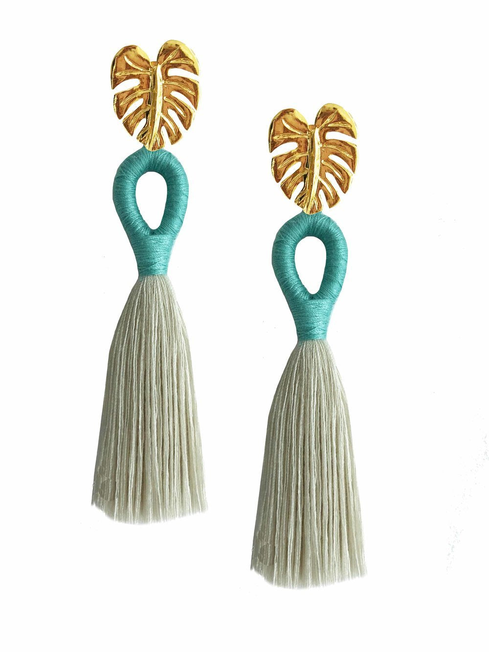 Mint Ballerina Earrings - JETLAGMODE