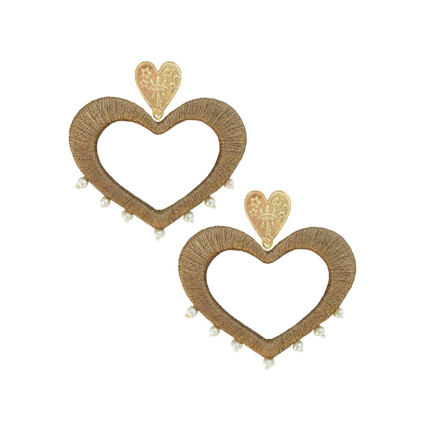 Gold For the Love of Pearls Earrings