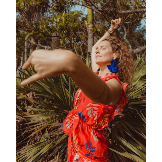Fuchsia Florentine Earrings