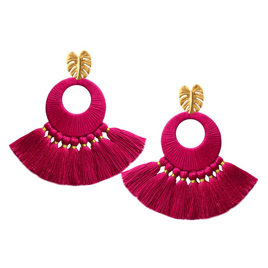 Fuchsia Florentine Earrings