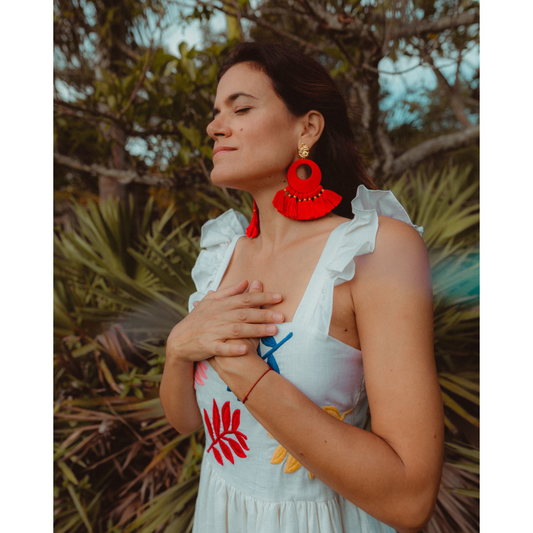 Fuchsia Florentine Earrings