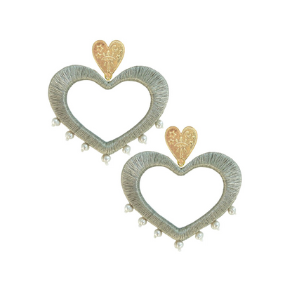 Silver For the Love of Pearls Earrings