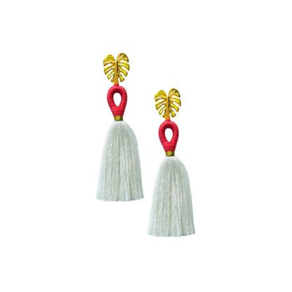 Coral Mini Ballerina Earrings