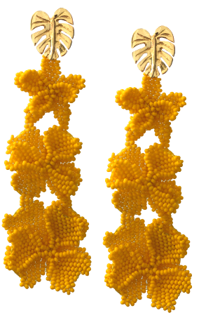 Yellow Garden Earrings (3F)