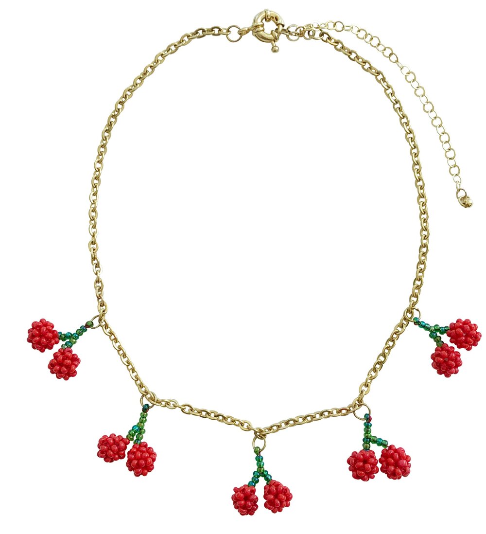 Mini Cherry Necklace - JETLAGMODE