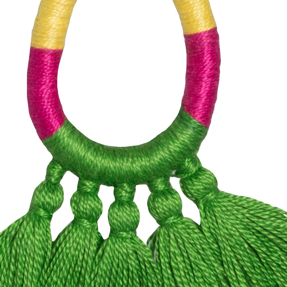 Green Heliconia Earrings - JETLAGMODE