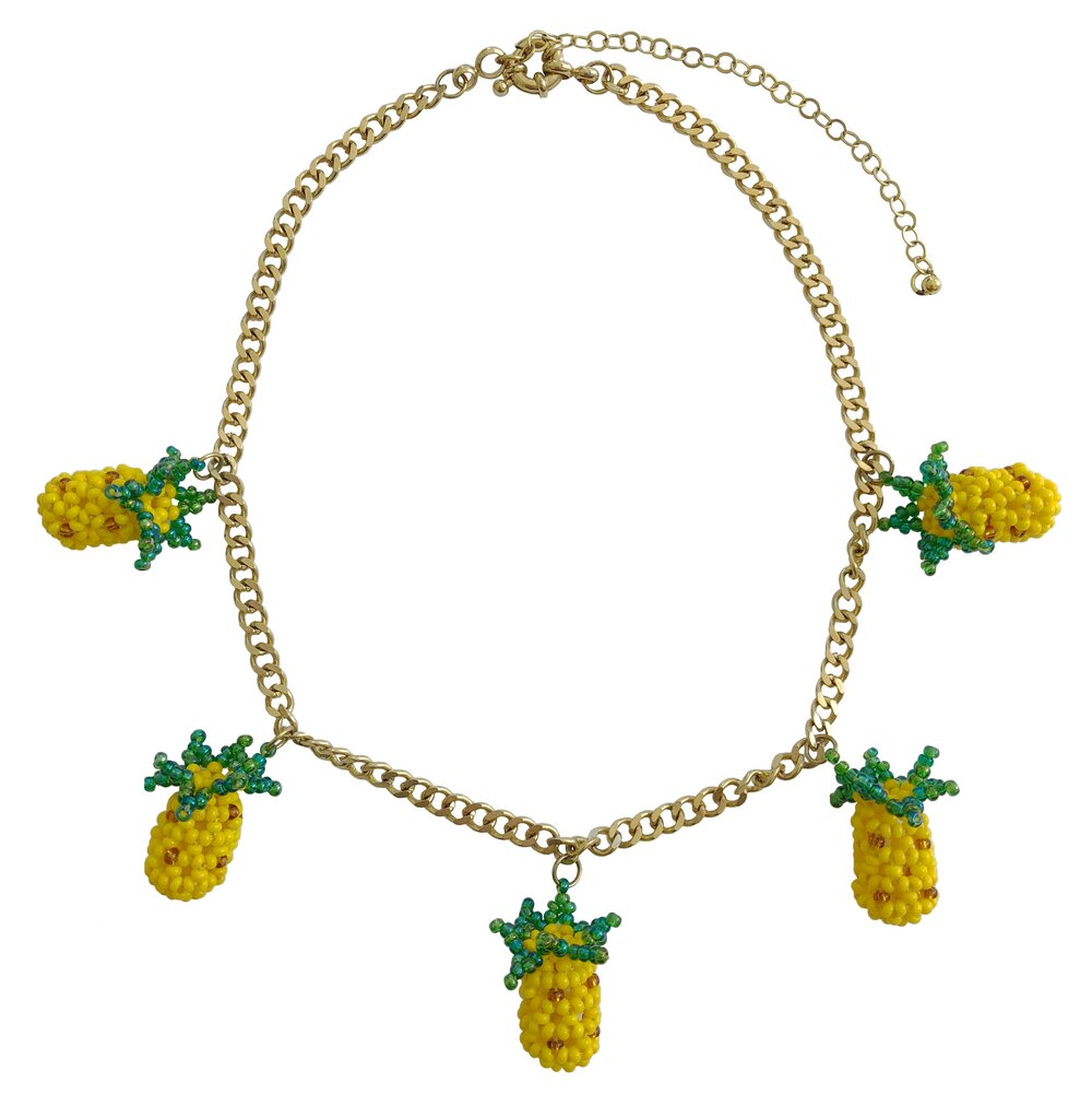 Pineapple Mini Necklace - JETLAGMODE