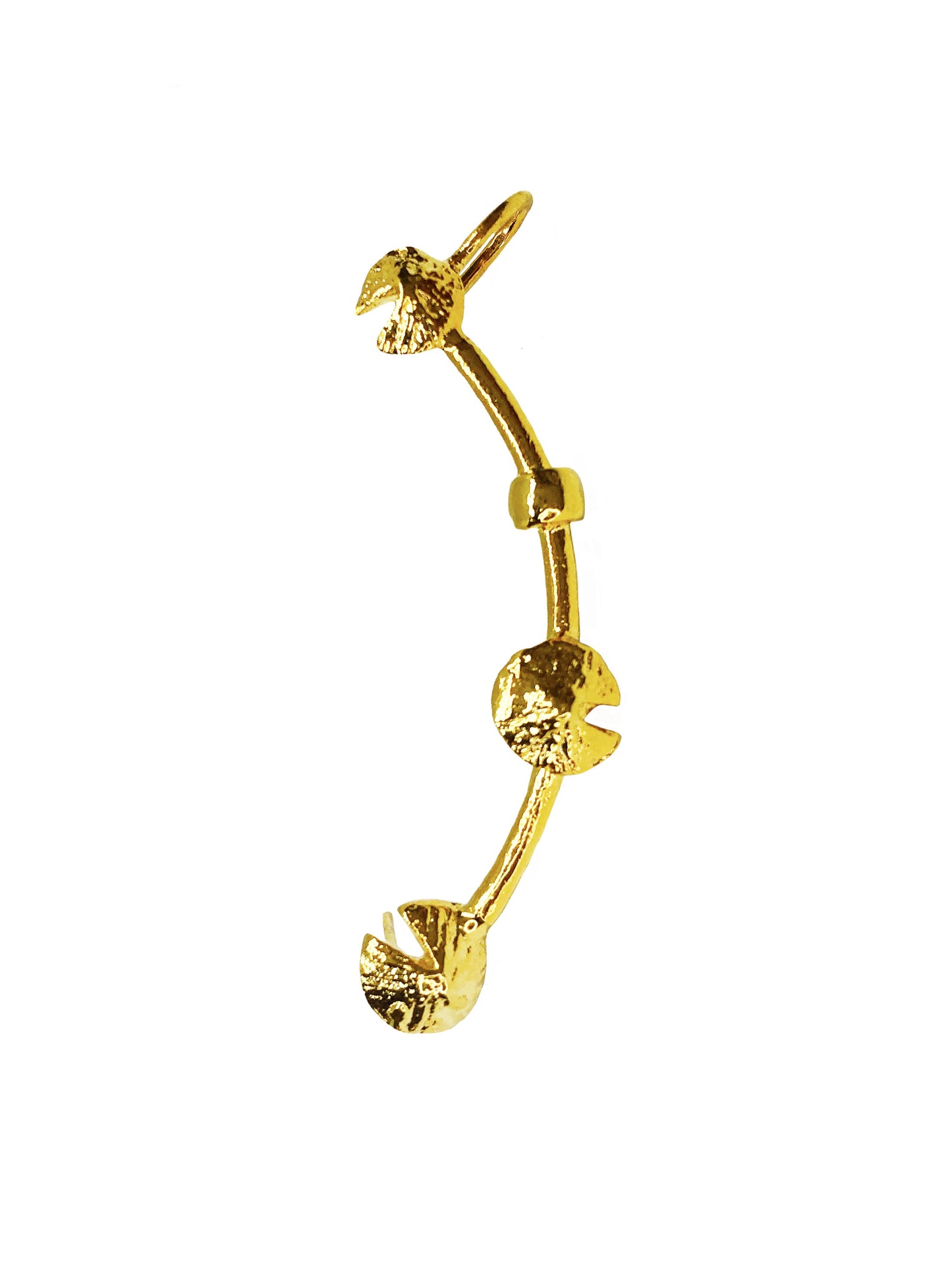 Lineal Mushroom Ear Cuff - JETLAGMODE