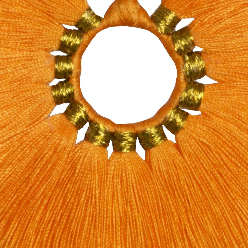 Orange Wild Flower Earrings - JETLAGMODE