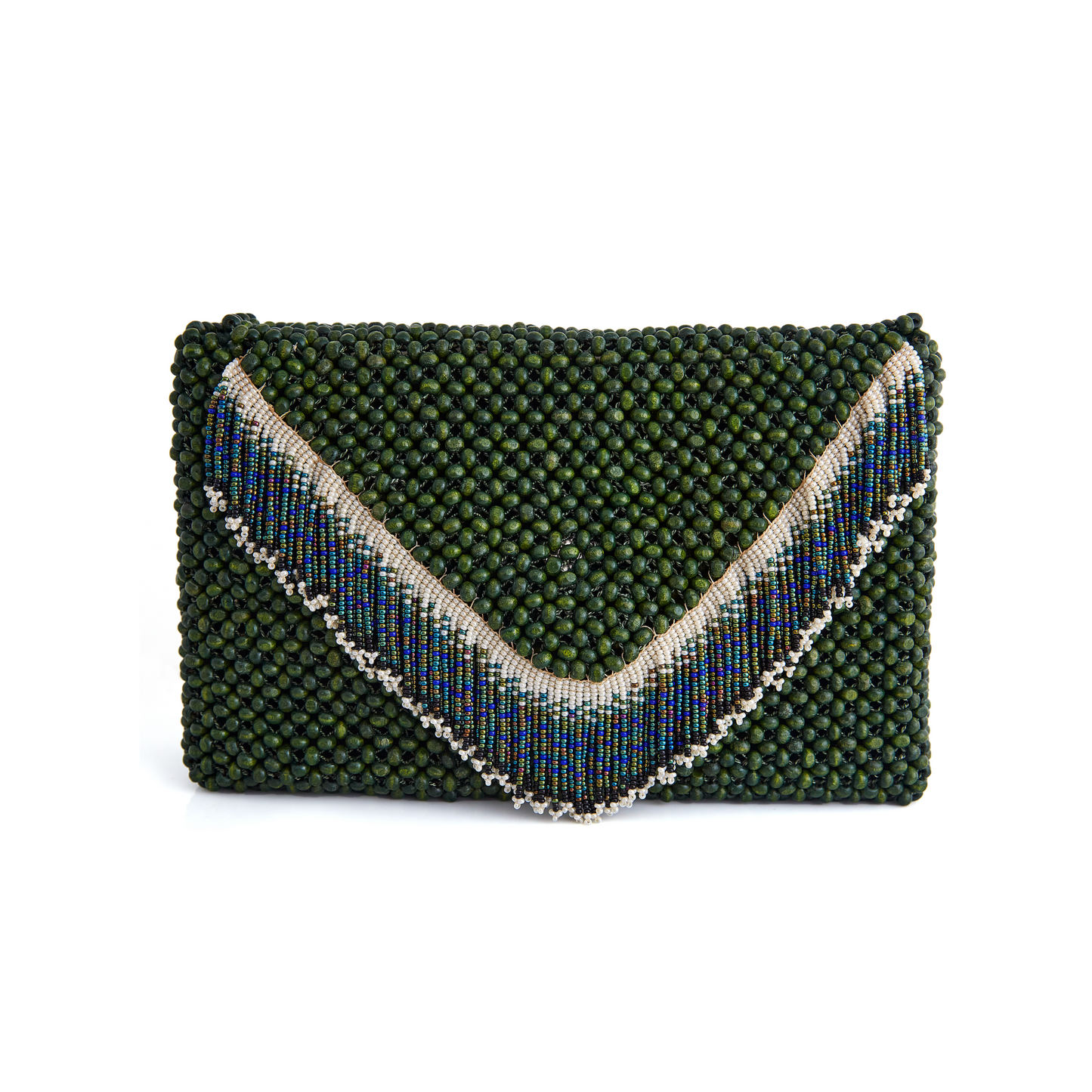 Waterfall Clutch Olive