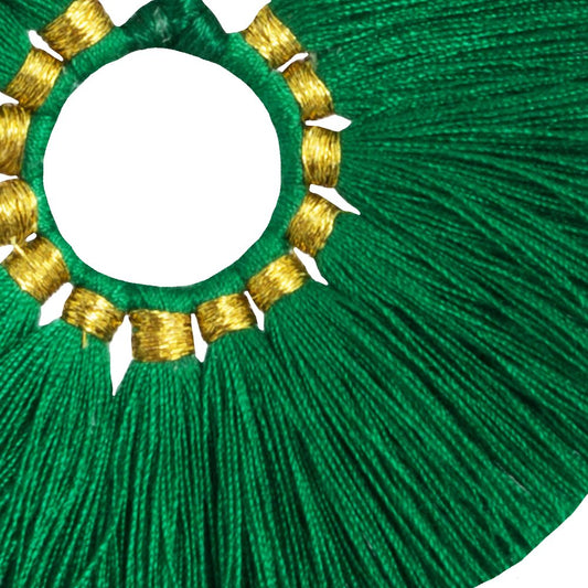 Green Wild Flower Earrings - JETLAGMODE