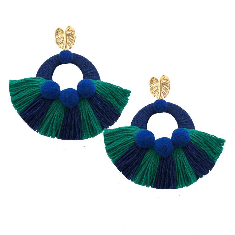 Blue Salpicon Earrings - JETLAGMODE
