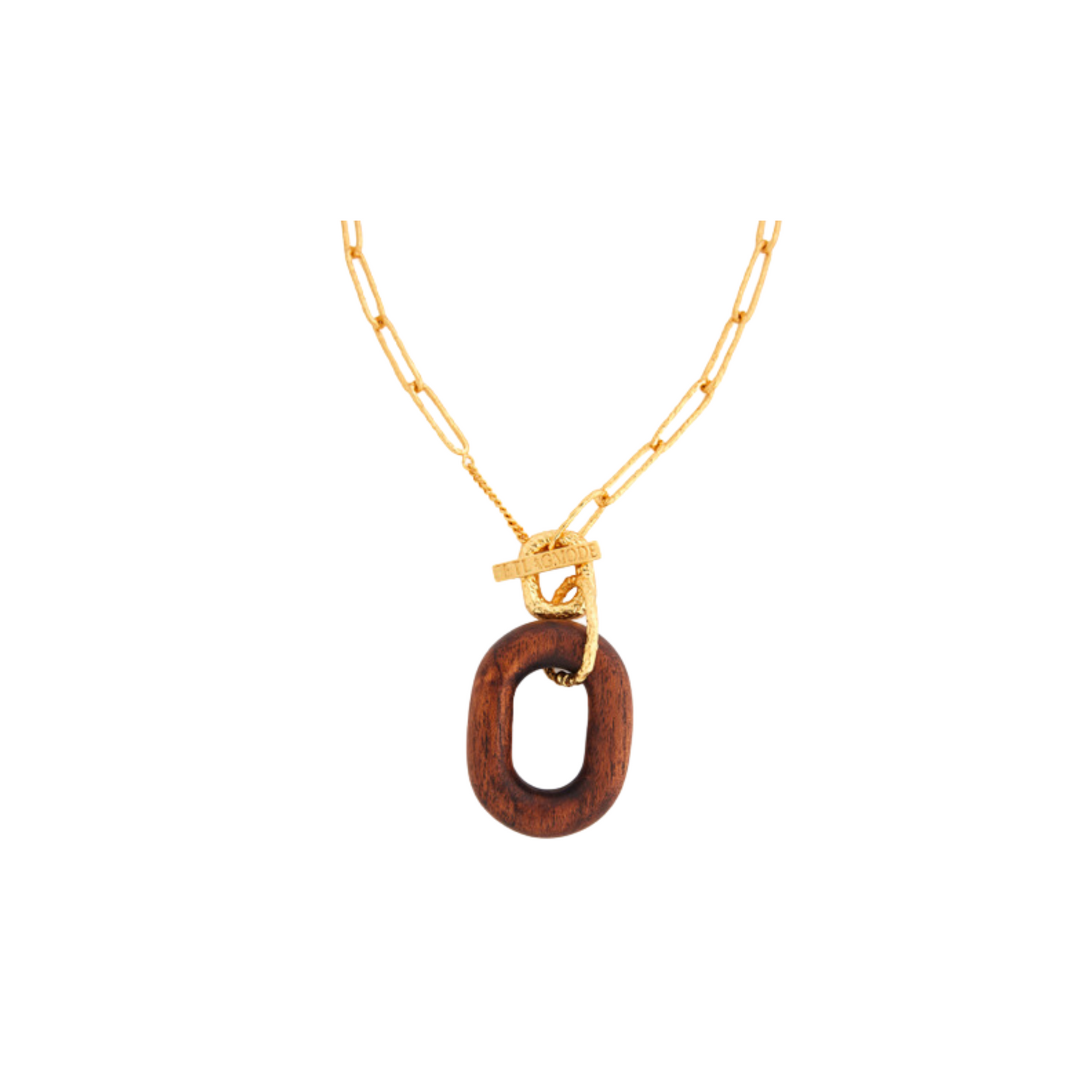 Link Wood Chain Necklace