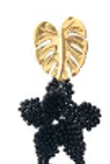 Black Single Garden Earrings - JETLAGMODE