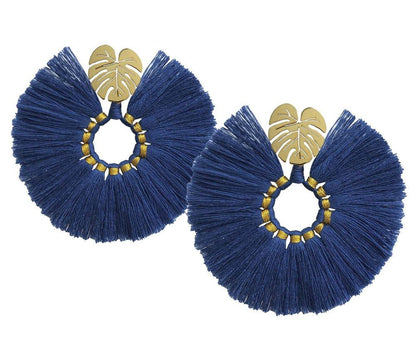 Blue Wild Flower Earrings - JETLAGMODE