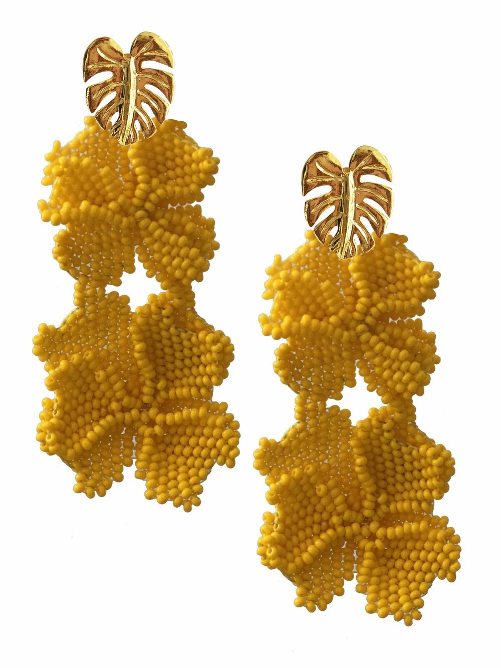 Yellow Garden Earrings - JETLAGMODE