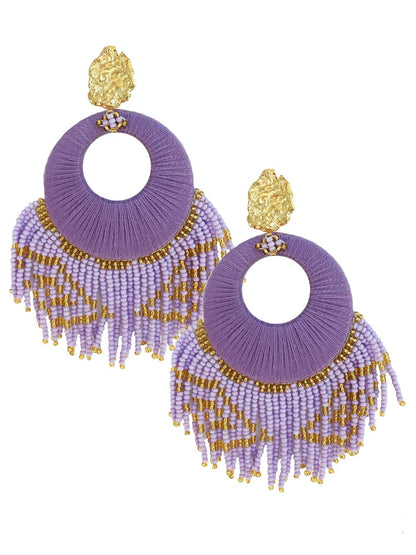 Lilac Sunshine Earrings - JETLAGMODE