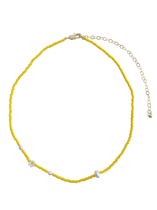 Yellow Mini Necklace - JETLAGMODE